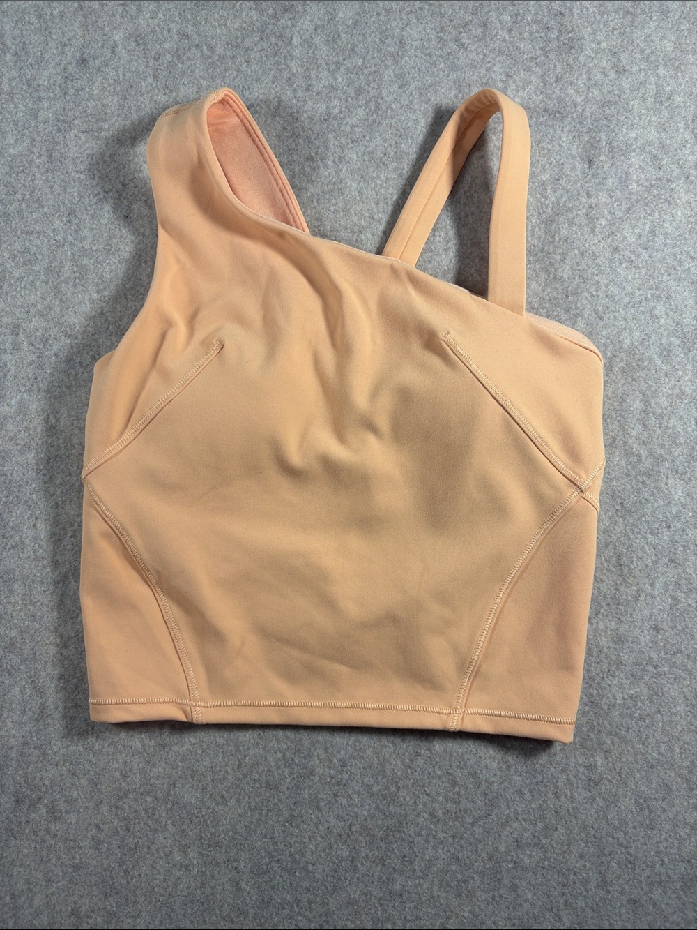 Lululemon Women’s Everlux Asymmetrical Tennis Tank Top Summer Glow Size 0 EUC
